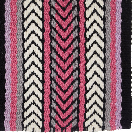 1425-5 Iron Horse 36x34 New Zealand Wool Saddle Blanket MULTI