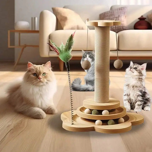 4-In-1 Interactive Cat Toy