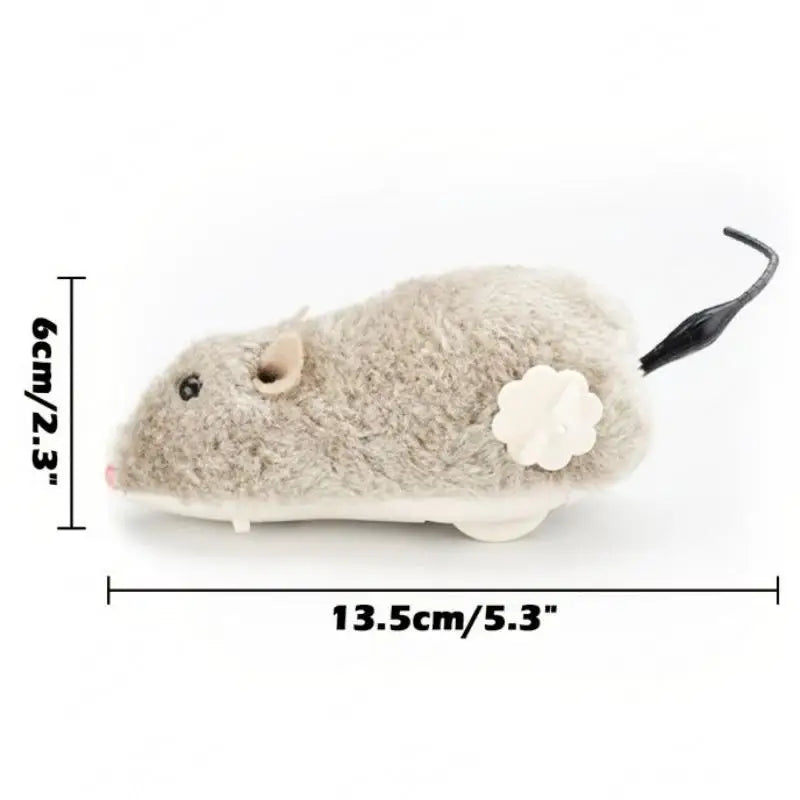 1Pc Lifelike Plush Mouse Running Rat
