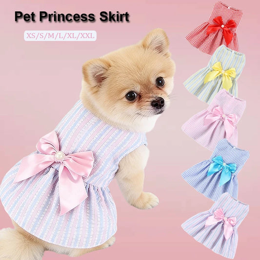 Dog Flower Princess Dress