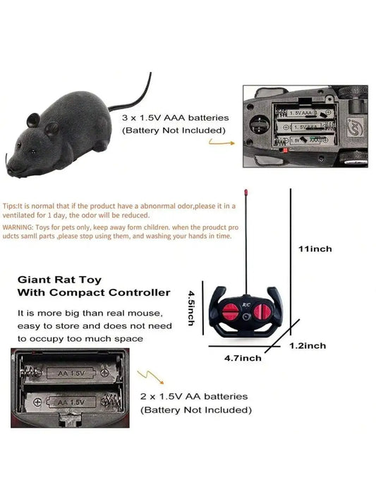 Remote Control Rat Toy For Pets