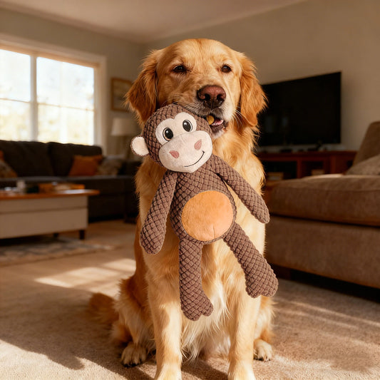 Durable Long-Legged Monkey Squeaky