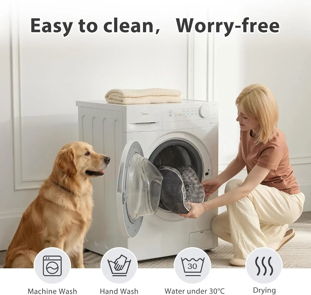 Medium Dog Bed with Orthopedic Foam,