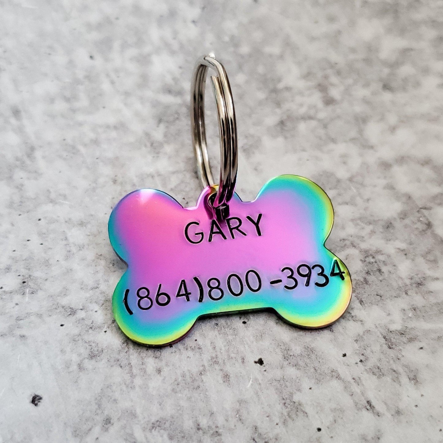 Custom Dog Bone Pet Identification Tag