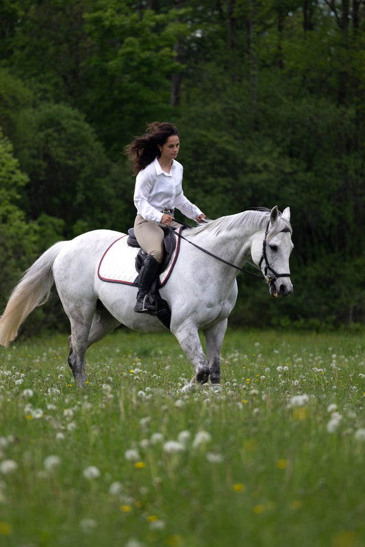 Jump Saddle Pad | White