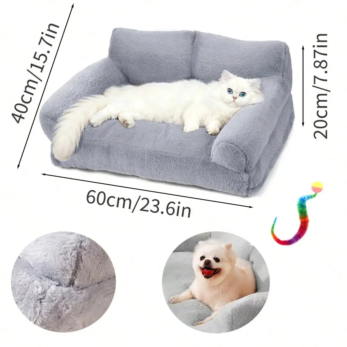Dog Sofa, Small Dog And Cat Supportive Bed