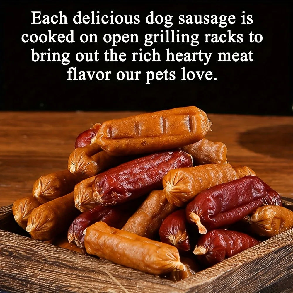 Duck And Chicken Sausages for Dogs - Treats Suitable for Small, Medium, And Large Breeds