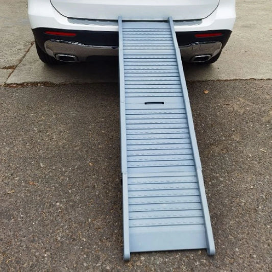 Folding Extra Wide Dog Steps  Foldable Car Ramp for Medium & Large Dogs Get Into A Car