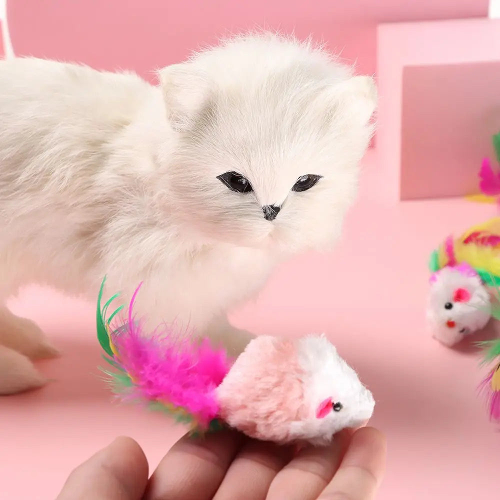 10Pcs Cat Mouse Toys