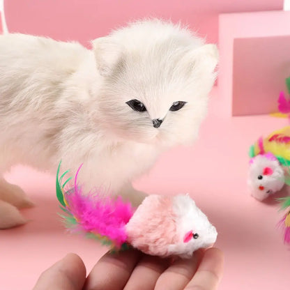 10Pcs Cat Mouse Toys