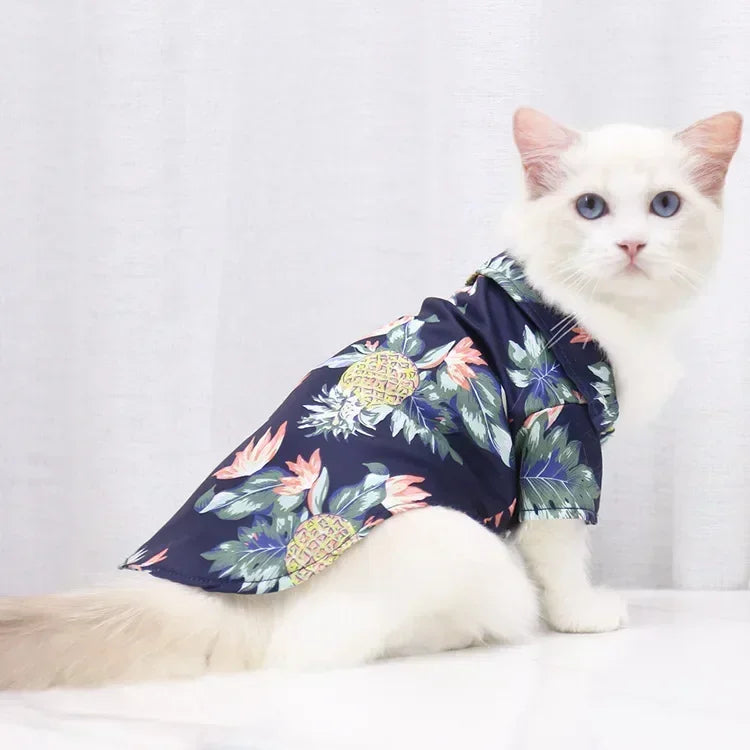 Hawaiian Style Pet Dog Clothes S