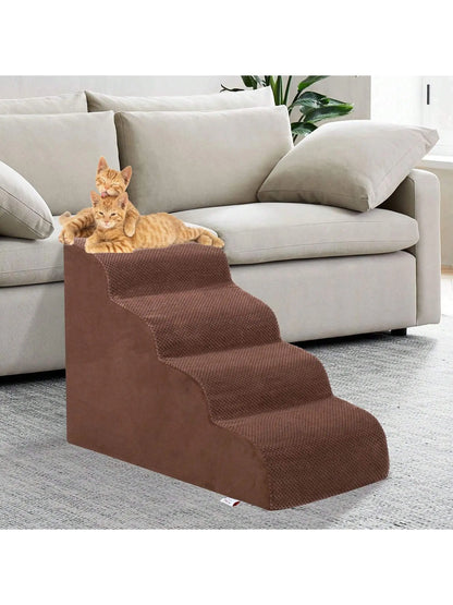 Dog Stairs & Ramp - High-Density Foam Pet Steps, Extra-Wide