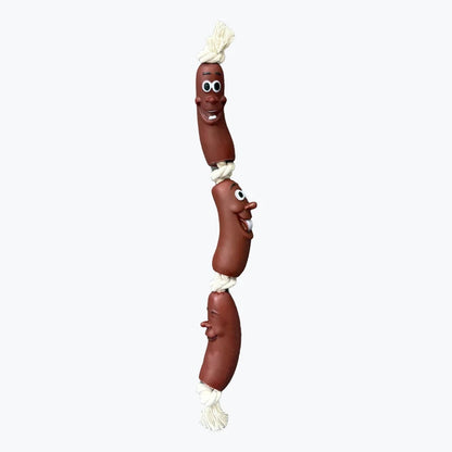 Dogs Pet Pull Toy Cotton Rope Sausage