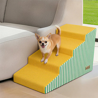 3/4/5 Steps High-Density Foam Dog Stairs