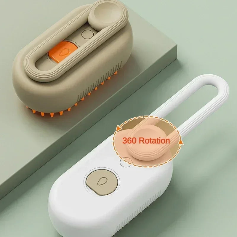 Steam Pet Brush 3-in-1