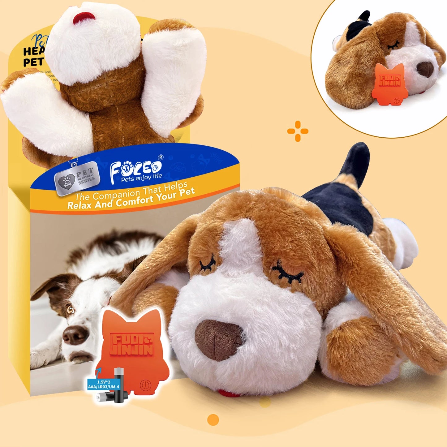 Puppy Dog Heartbeat Toy