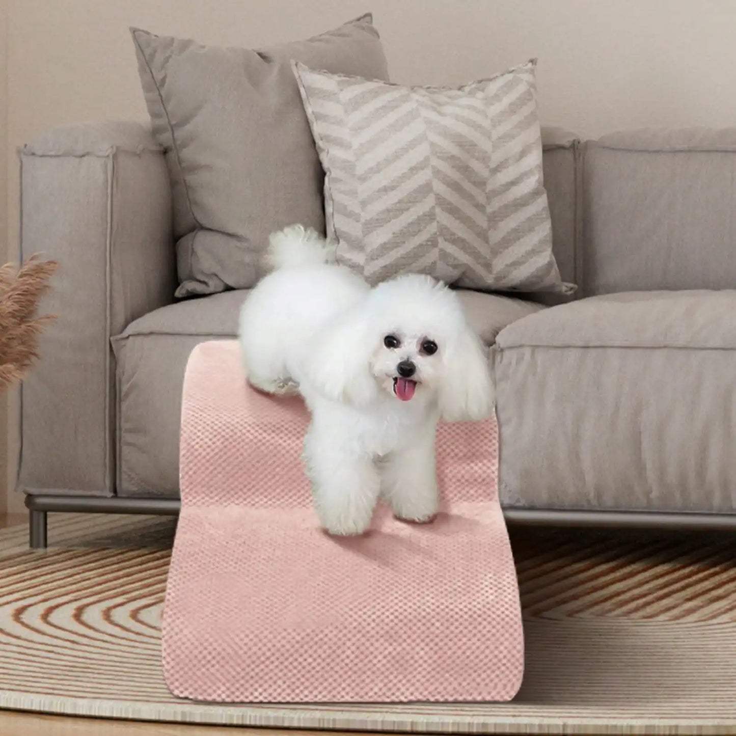 Dog Stairs & Ramp - High-Density Foam Pet Steps, Extra-Wide