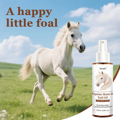 Horse Hair Care Oil Shiny Coat Mane Tail Growth