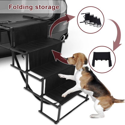 4 Steps Pet Ramp Foldable Dog Pet Ramp
