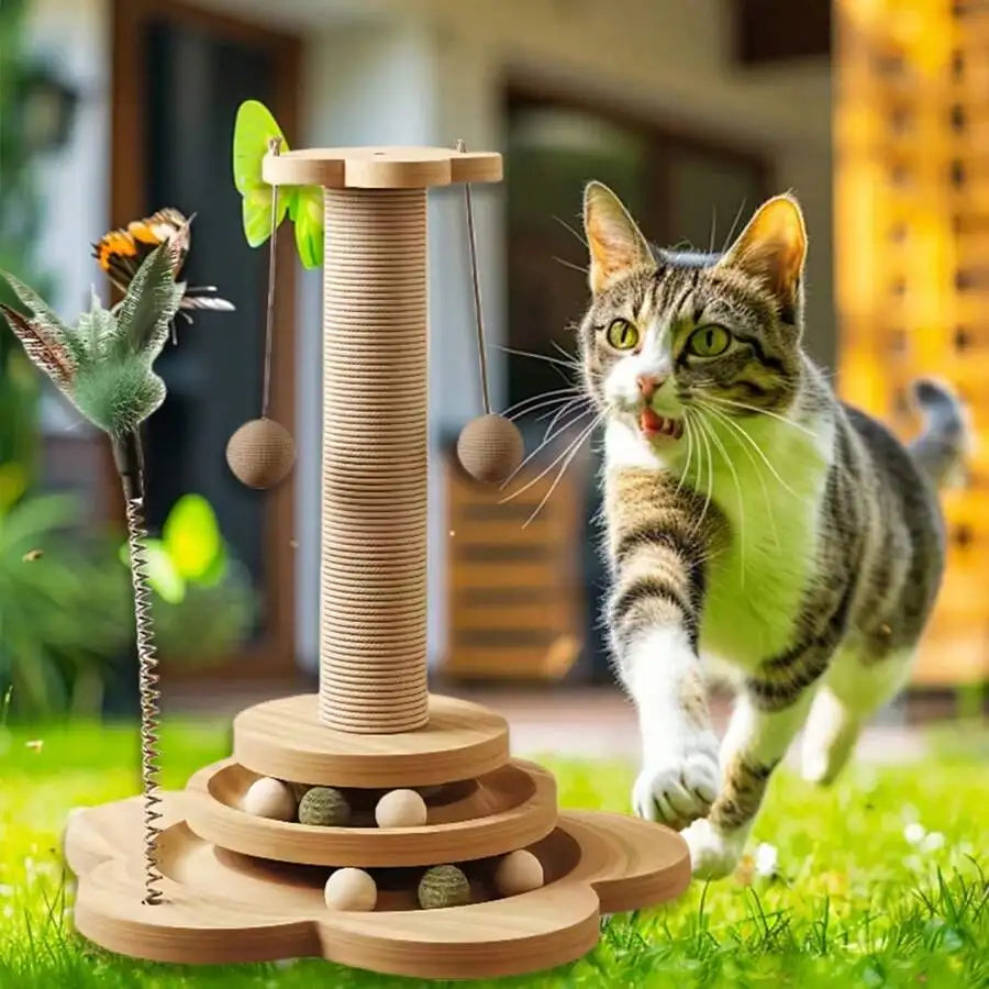 4-In-1 Interactive Cat Toy