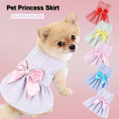 Dog Flower Princess Dress