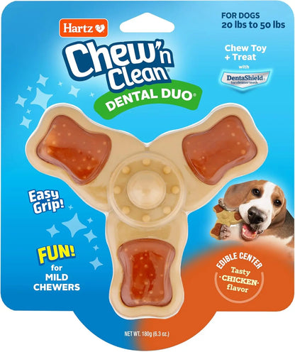 Hartz Chew ‘n Clean Chew Toy and Treat in One