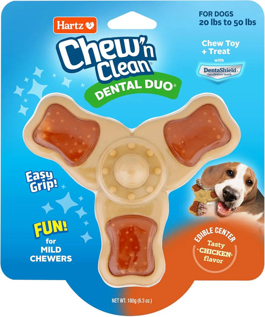 Hartz Chew ‘n Clean Chew Toy and Treat in One