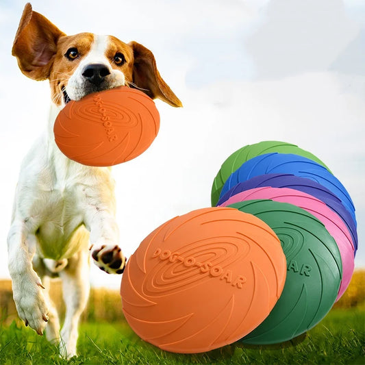 Interactive Silicone Flying Saucer Toy