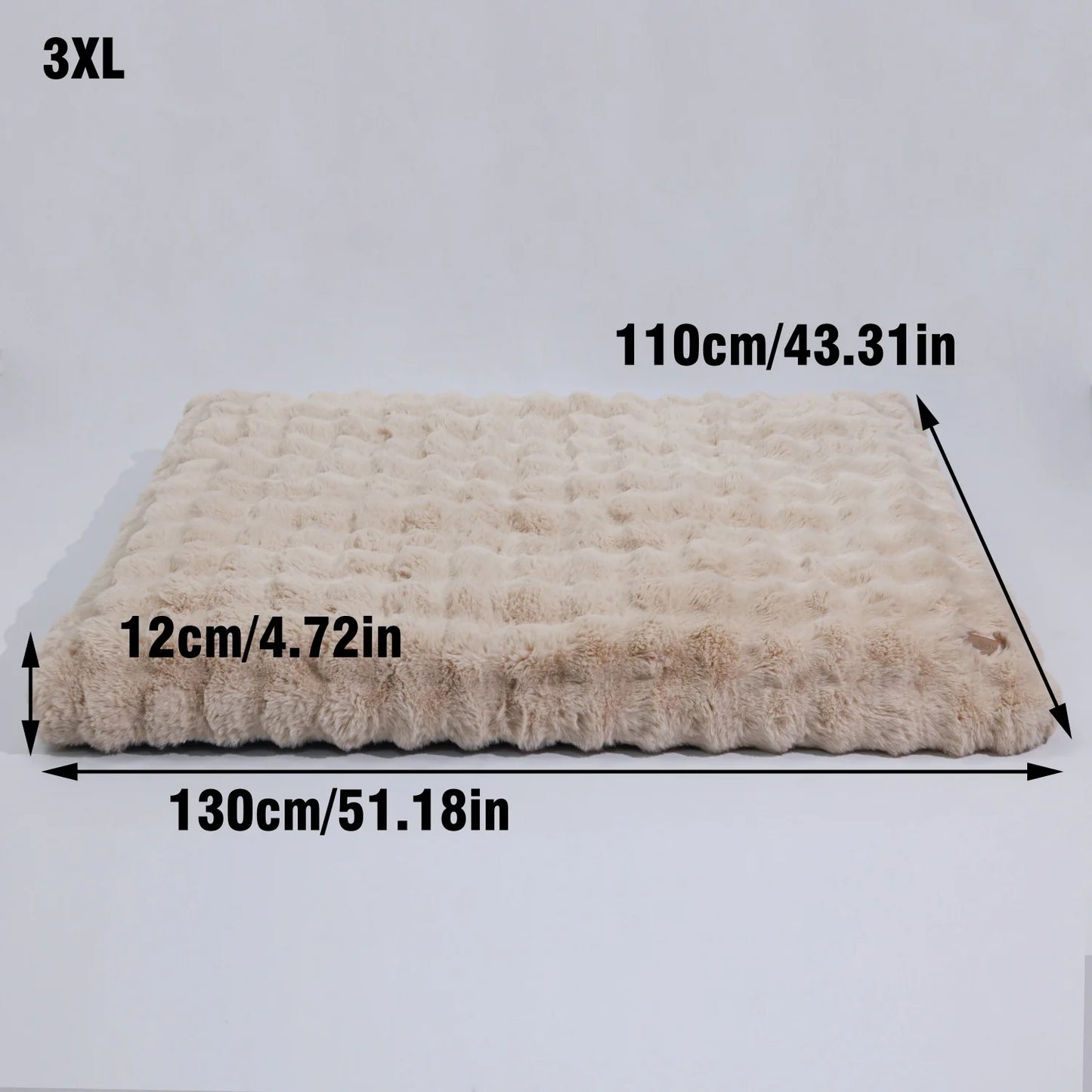 Ultra-soft Plush Dog Bed
