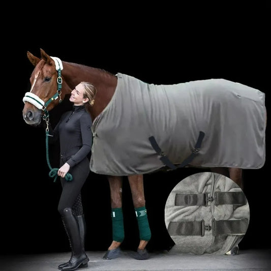 Single Layer Velvet Warm Horse Clothes