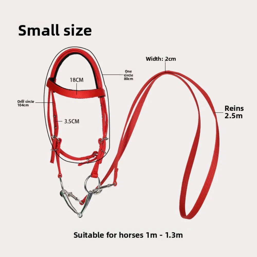 Riding Bridle Reins with Standard Thread Plate