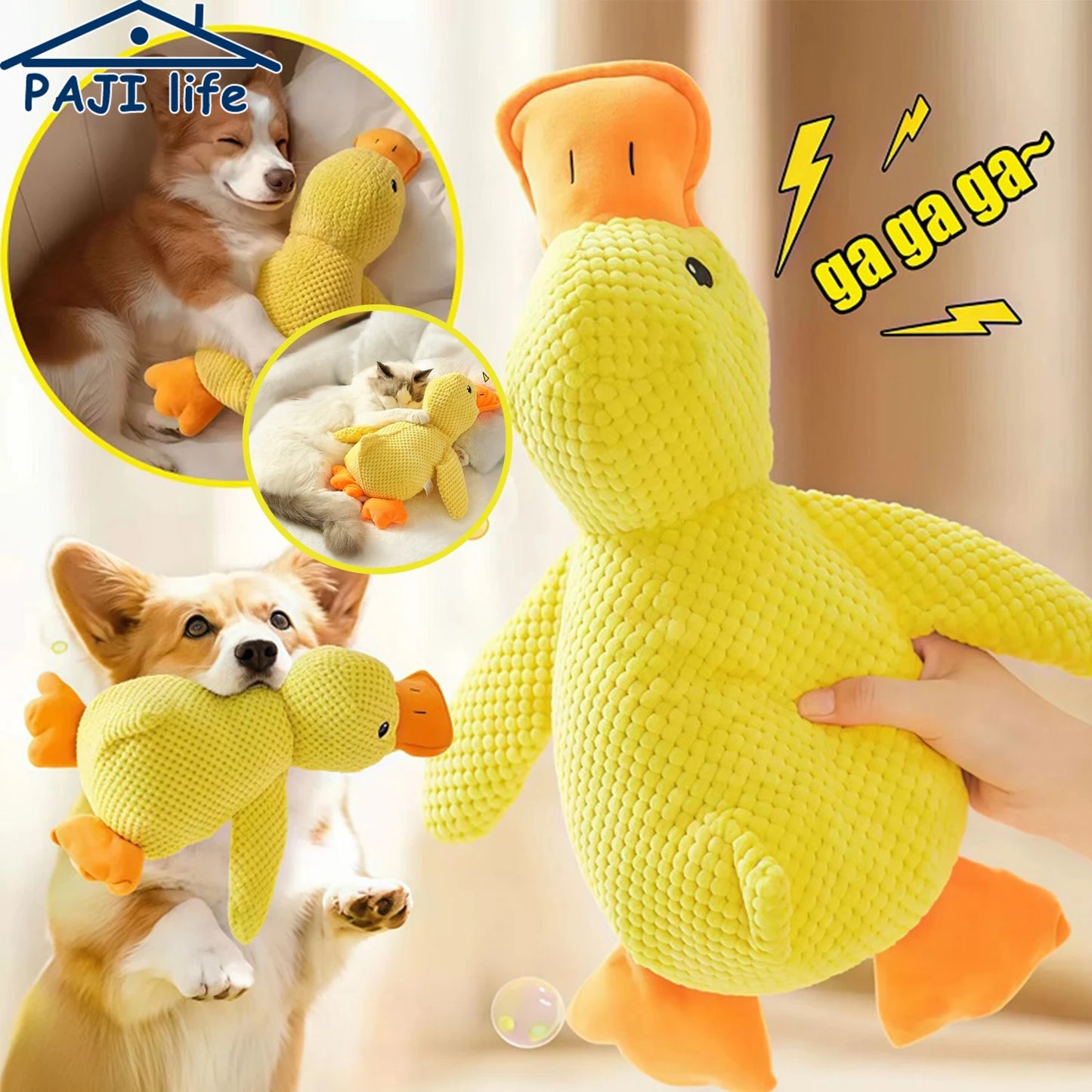 Duck dog toy