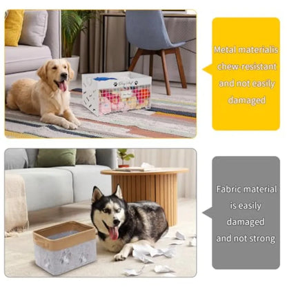 Dog Toy Basket
