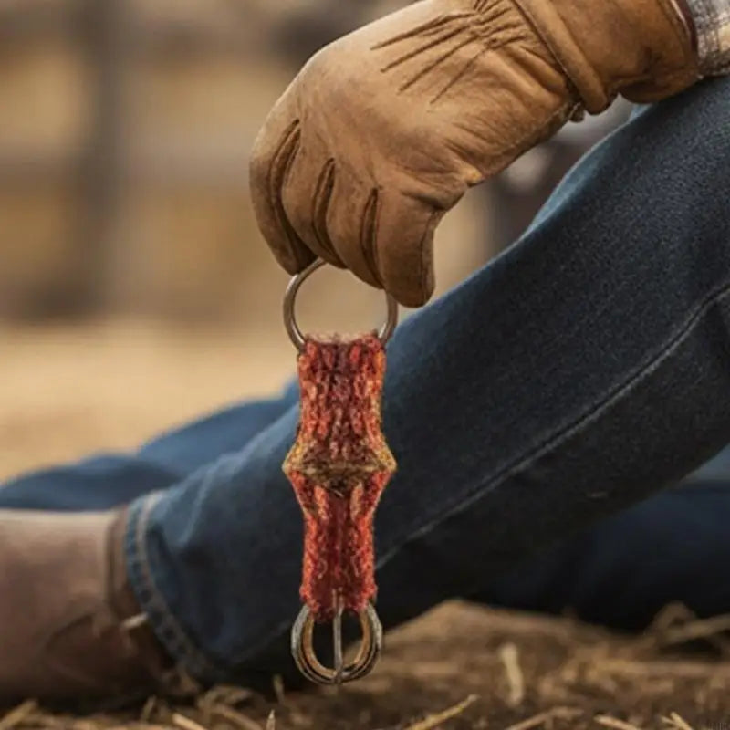 Saddles Keychain Braided Holder