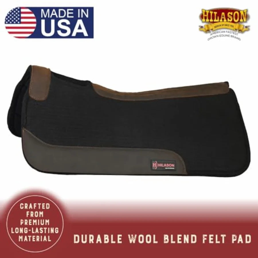 Western Wool Felt Horse Saddle Pad