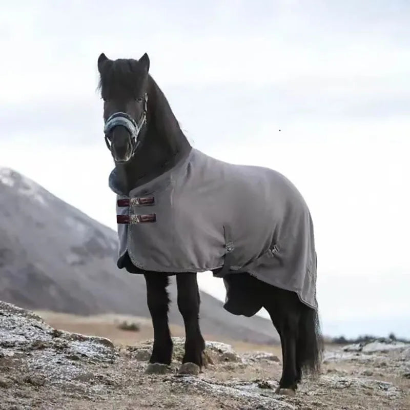 Single Layer Velvet Warm Horse Clothes