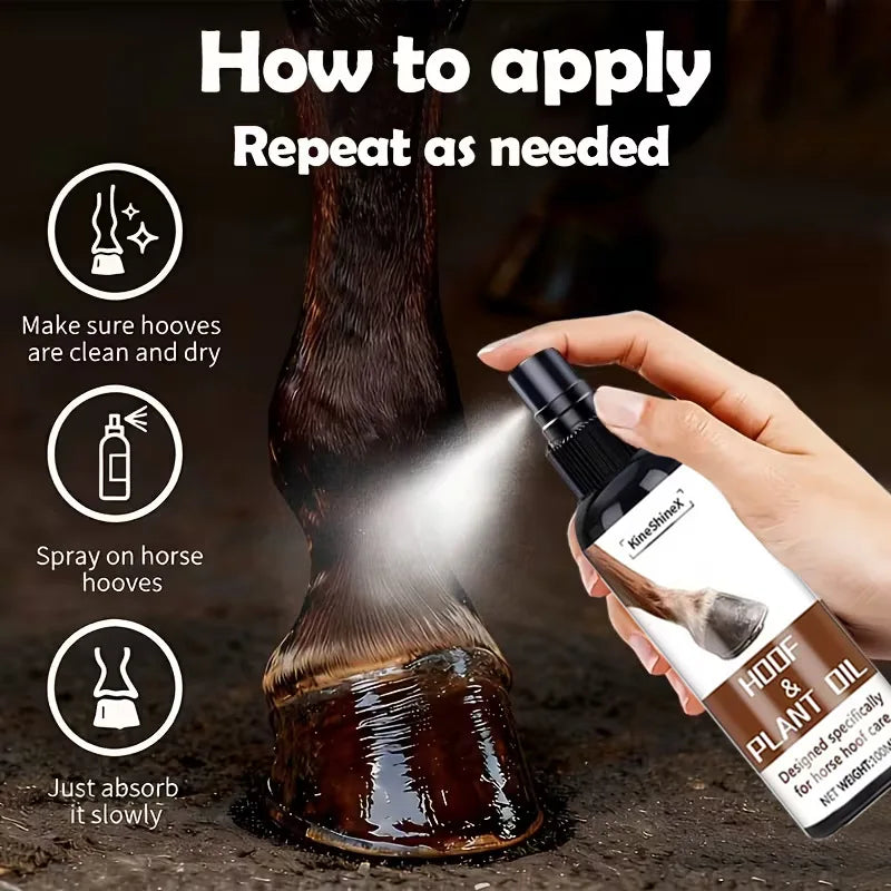 Horse Hoof Oil for Cracked Hooves