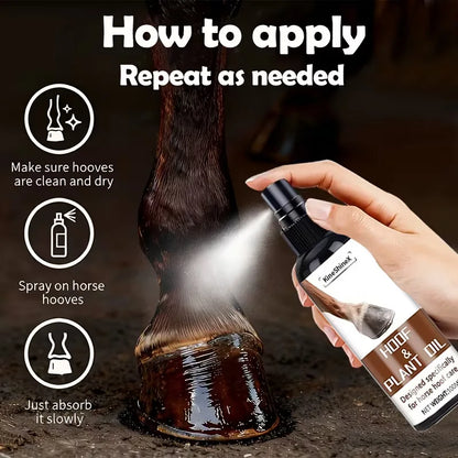 Horse Hoof Oil for Cracked Hooves