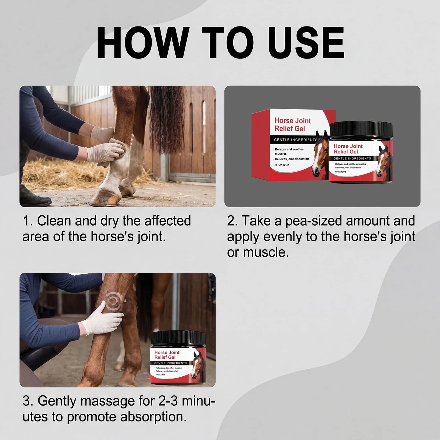 Horse Muscle Joint Gel