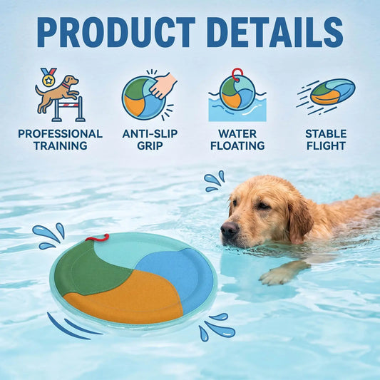 Floating dog frisbee toy
