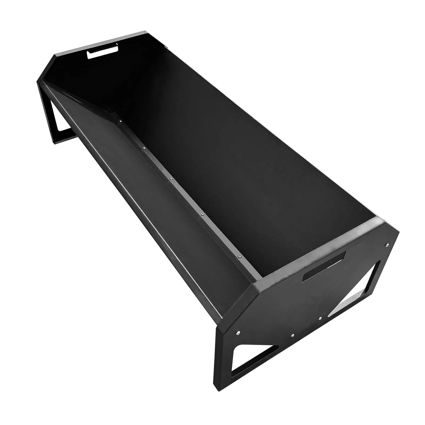22 Gallon Heavy Duty Galvanized Steel Livestock Feeder Hay Trough Rustproof