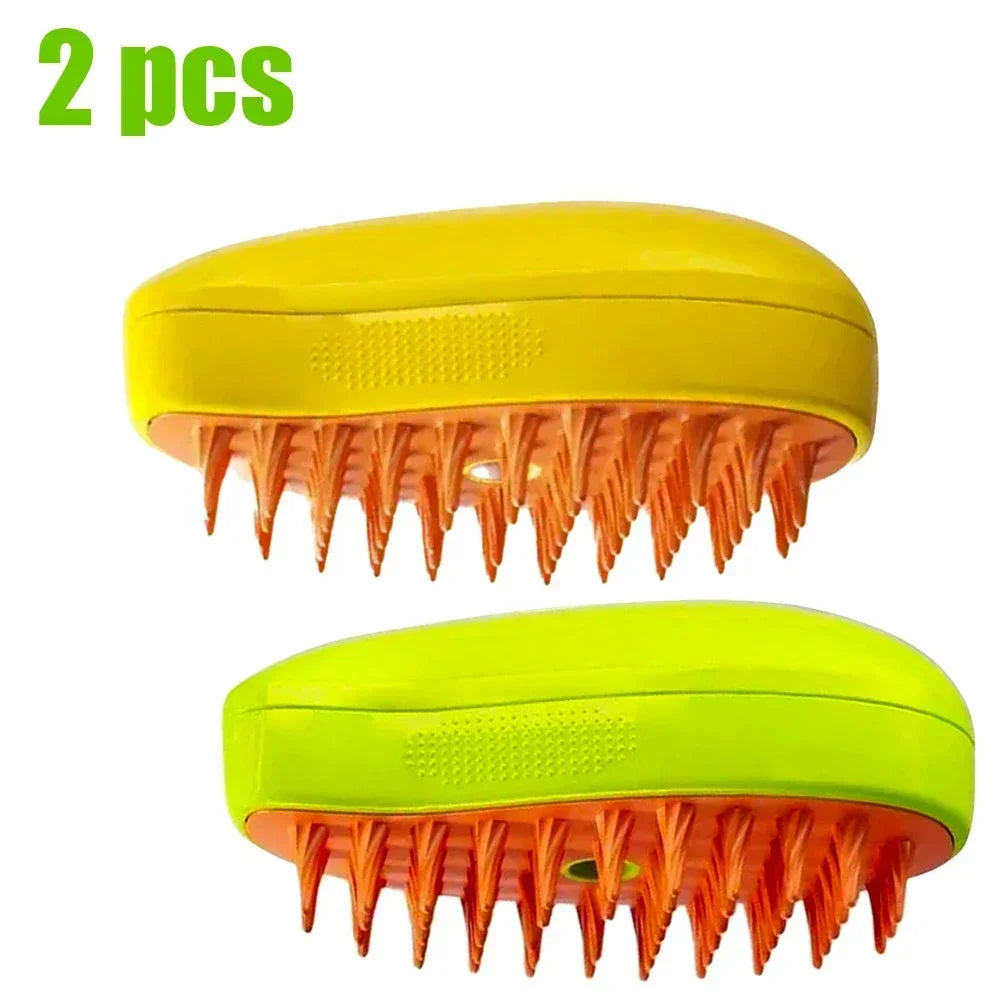 Steam Pet Brush 3-in-1
