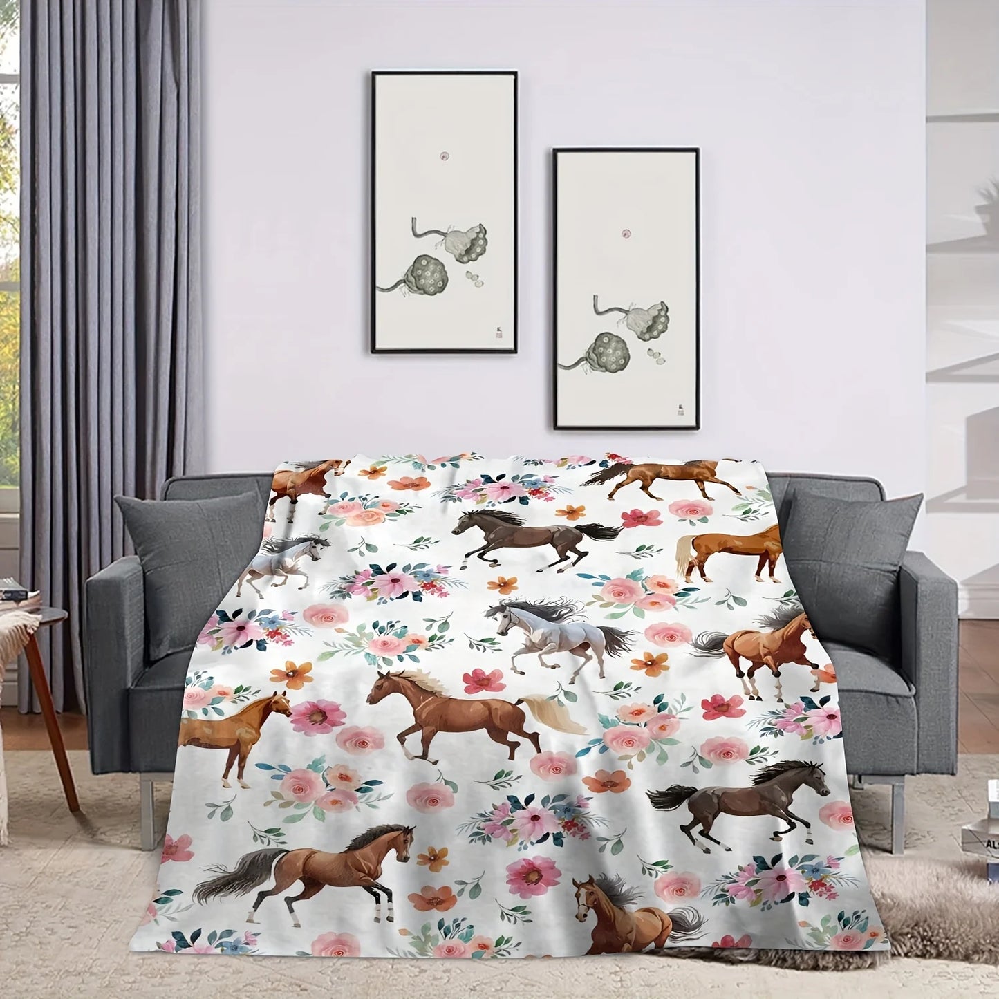 Horse Blanket Floral