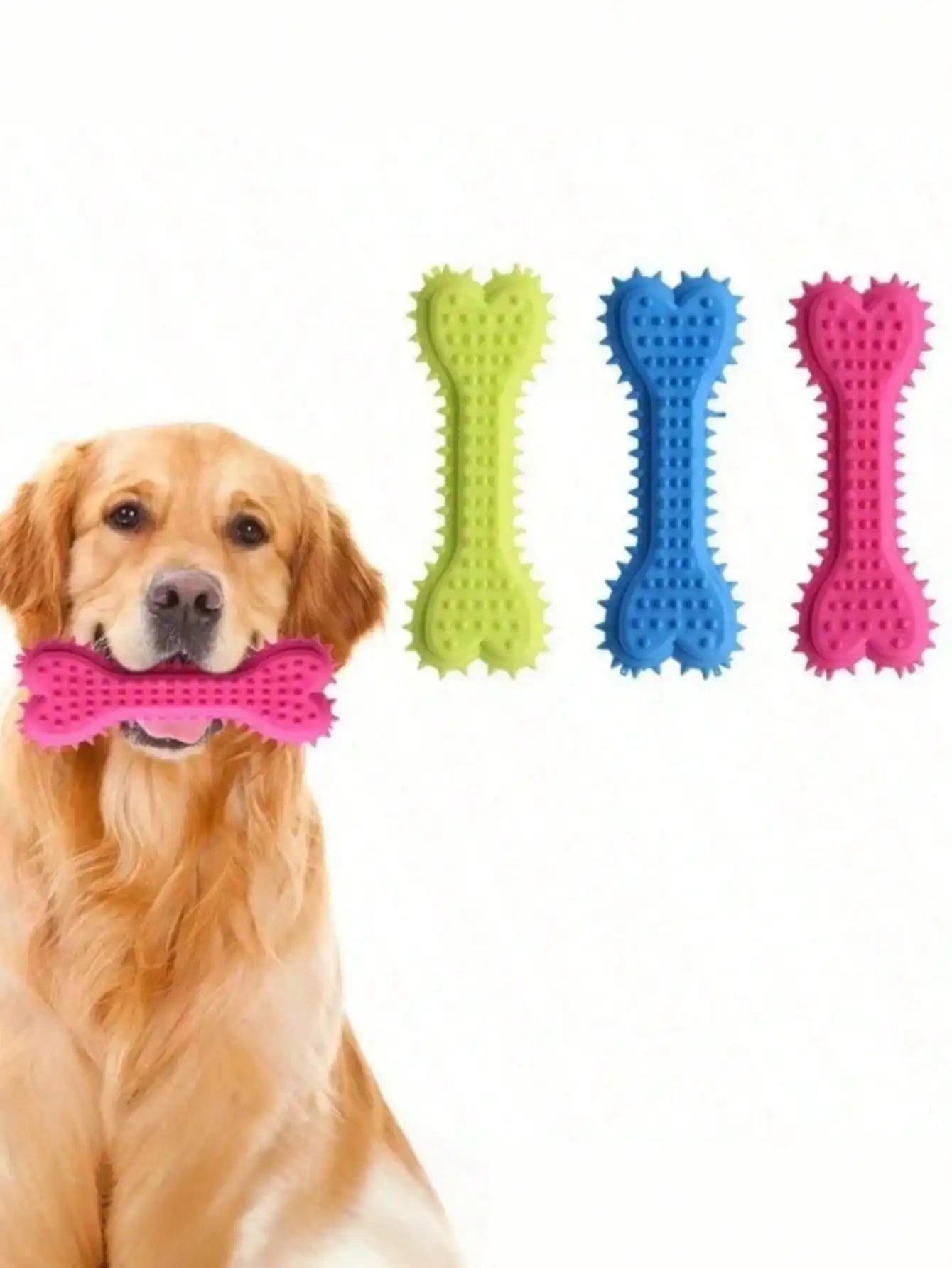 Bone Shape Rubber Dog Chew
