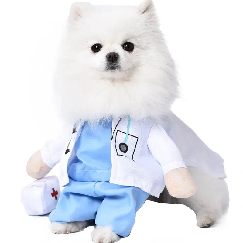 1PCS Halloween Dagger Pet Transformation Dress Festival Funny Knife Holding Dog Clothes Cat Standing Dress Pet Dress Up