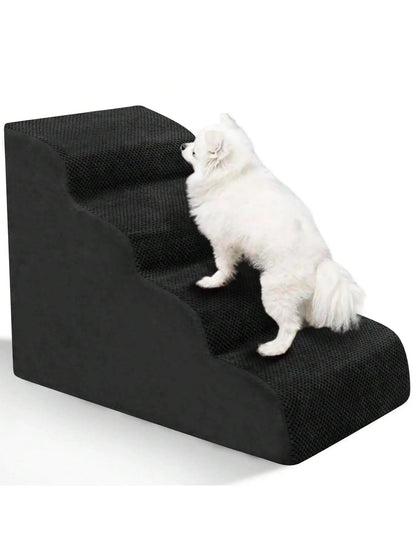 Dog Stairs & Ramp - High-Density Foam Pet Steps, Extra-Wide