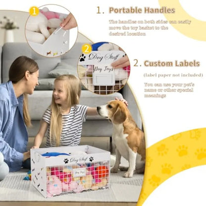 Dog Toy Basket