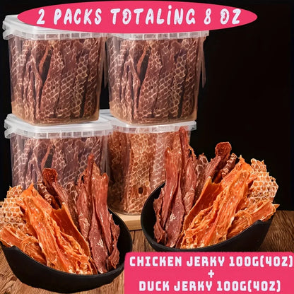 Dog Treats Assorted Pack – High-Protein Dried Chicken & Duck, Freeze-Dried Egg Yolk