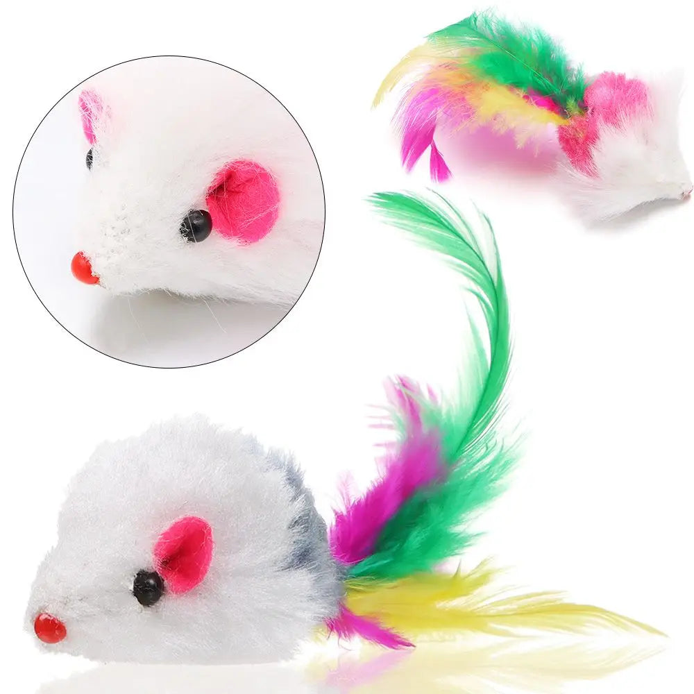10Pcs Cat Mouse Toys