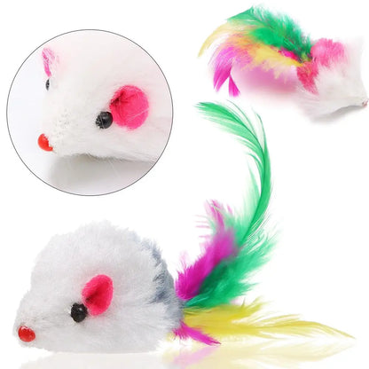 10Pcs Cat Mouse Toys